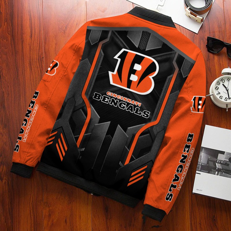 Bengals Bomber Jacket Back View