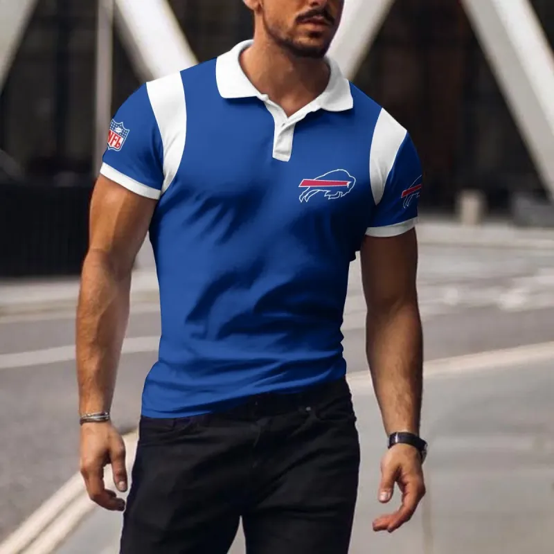 Buffalo Bills Polo T-Shirt Front