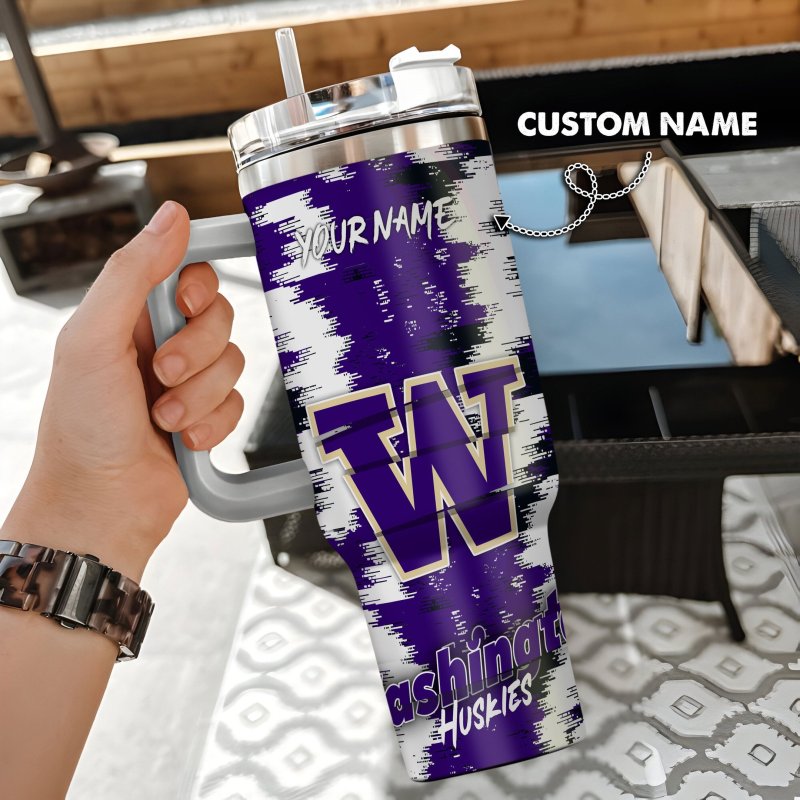 Washington Huskies Personalized Tumbler