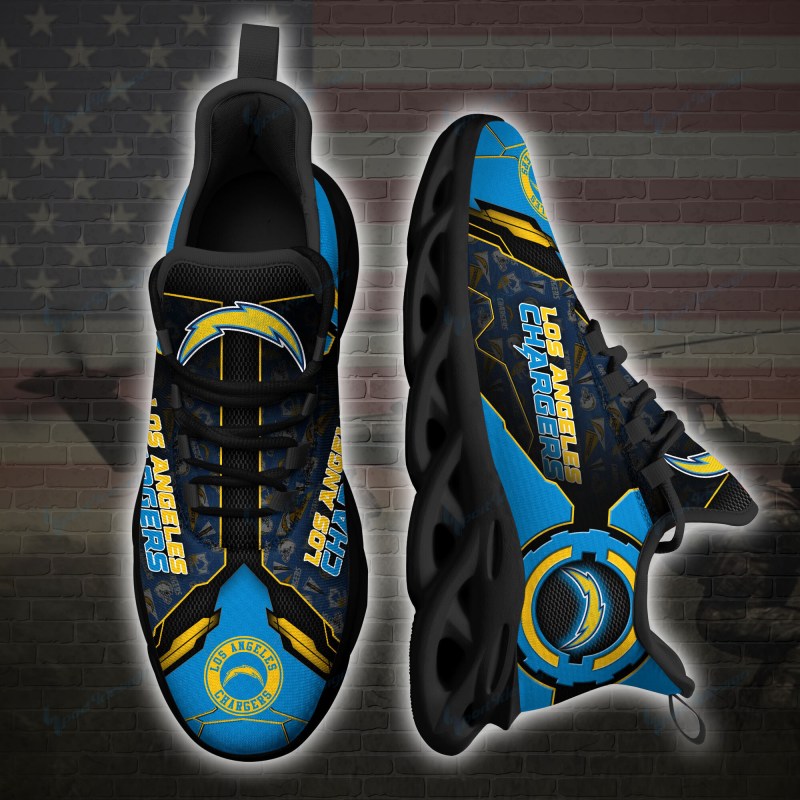 Los Angeles Chargers Yezy Running Sneakers Sole View