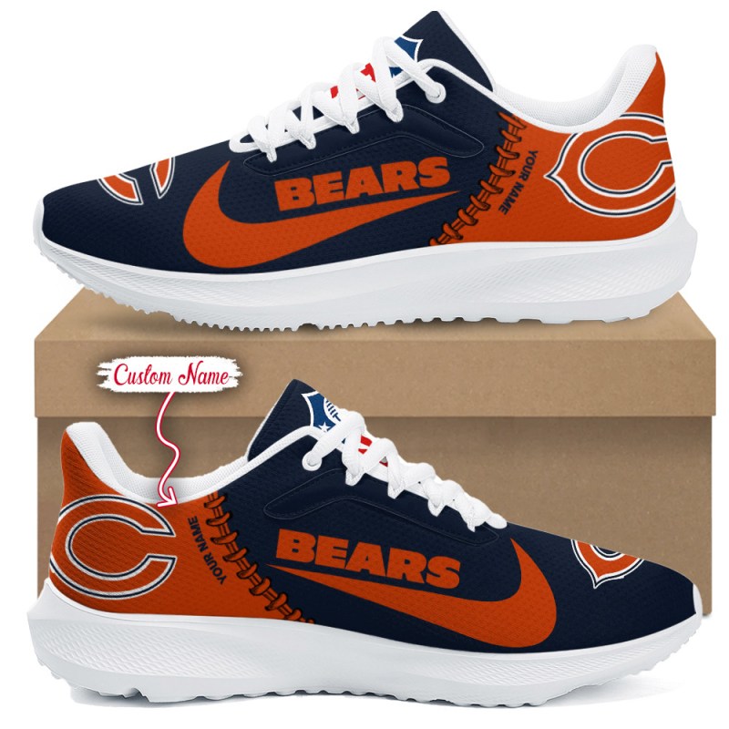 Chicago Bears Lightweight Patch Decor Running Shoes