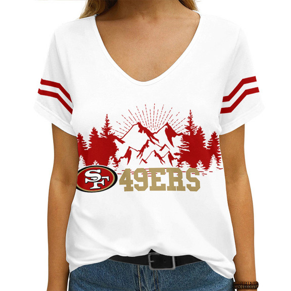 San Francisco 49ers V-neck T-shirt