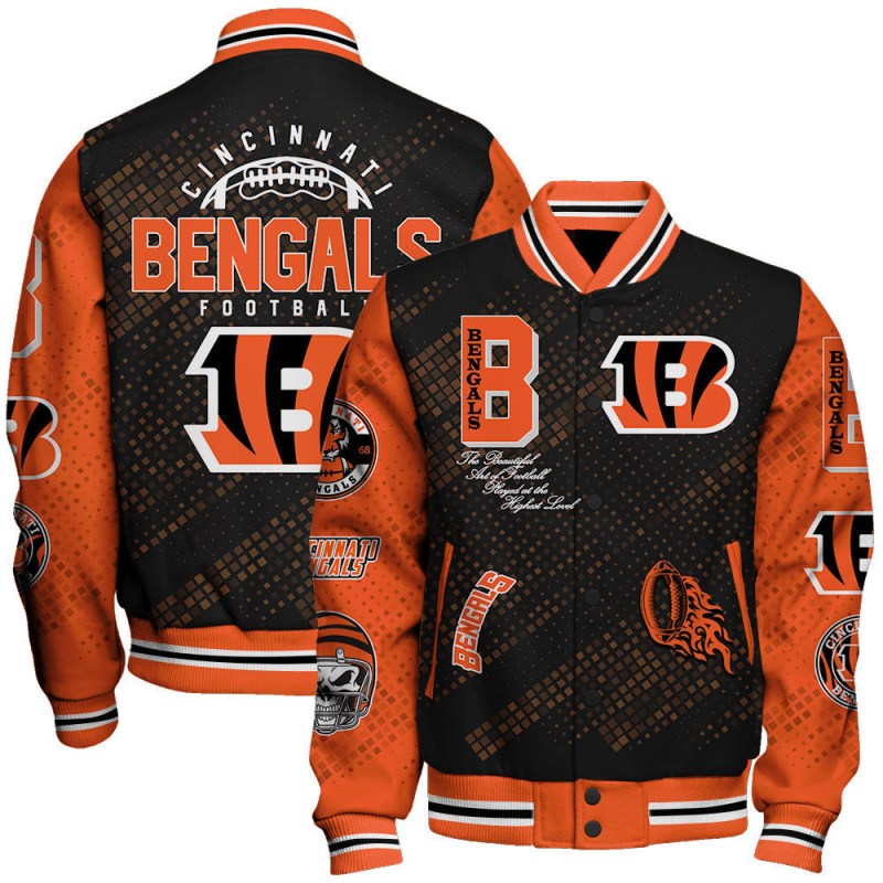 Cincinnati Bengals Varsity Jacket 1