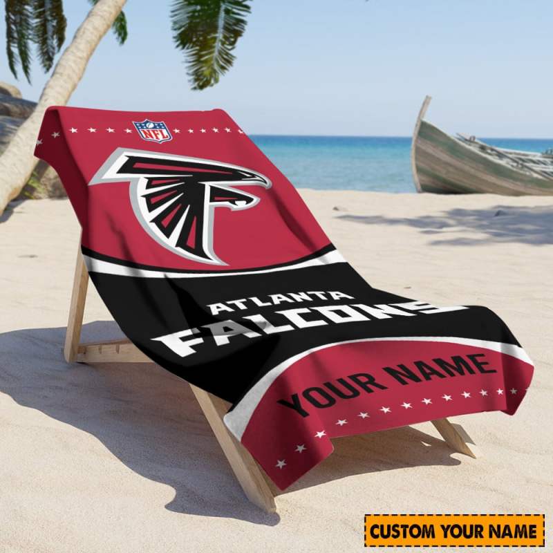 Atlanta Falcons Personalized Limited Edition Beach Towel