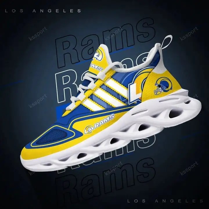 Los Angeles Rams Yezy Running Sneakers