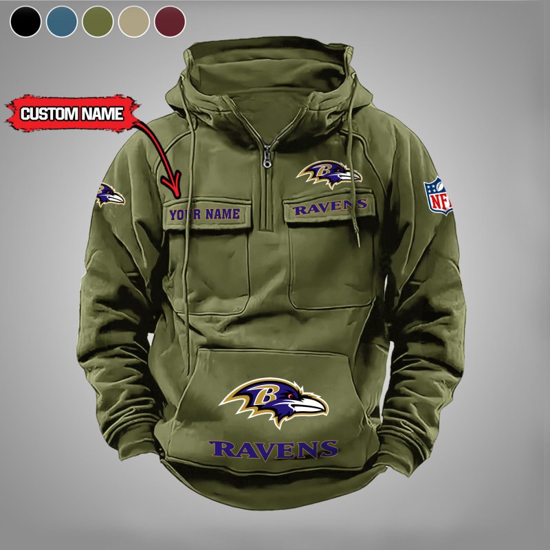Baltimore Ravens Hoodie Green
