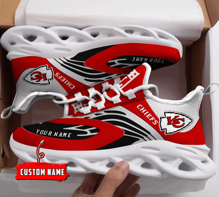 Kansas City Chiefs Yezy Running Sneakers