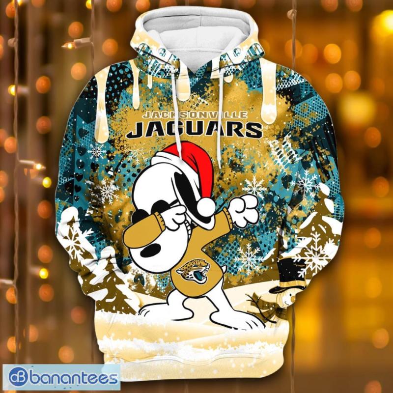 Jacksonville Jaguars Snoopy Dabbing Christmas Hoodie