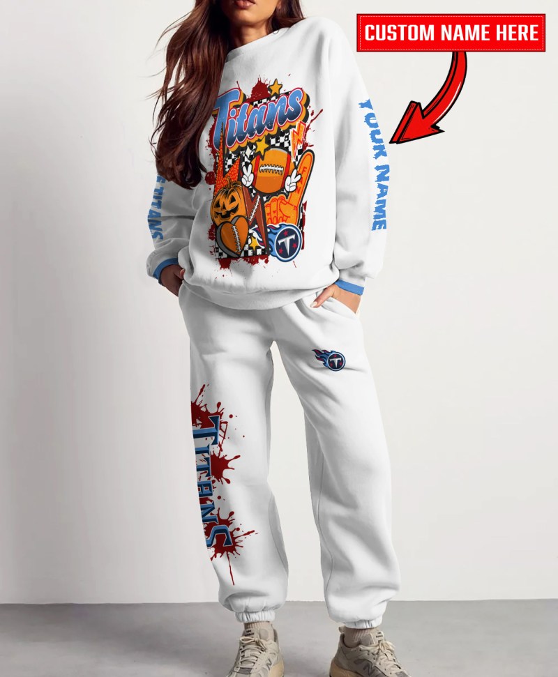 Tennessee Titans Halloween Collection - Unisex Sweatshirt & Sweatpants Set
