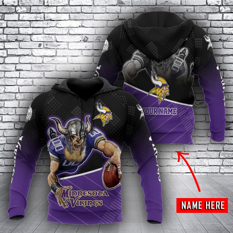 Minnesota Vikings Personalized Hoodie
