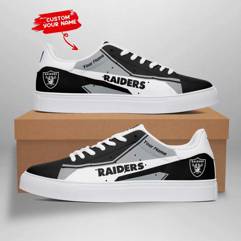 Las Vegas Raiders Personalized SS Custom Sneakers Image 1