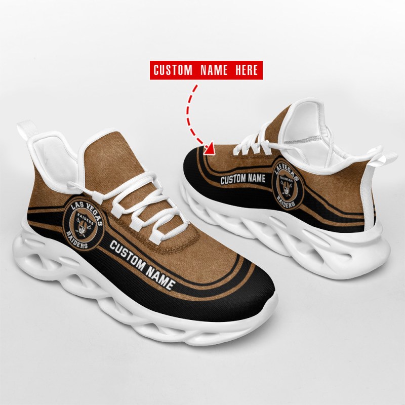 Las Vegas Raiders Sneakers Side View