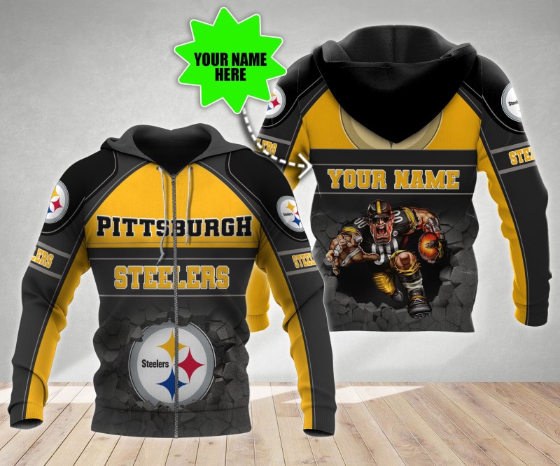 Pittsburgh Steelers Personalized Ugly Christmas Sweater