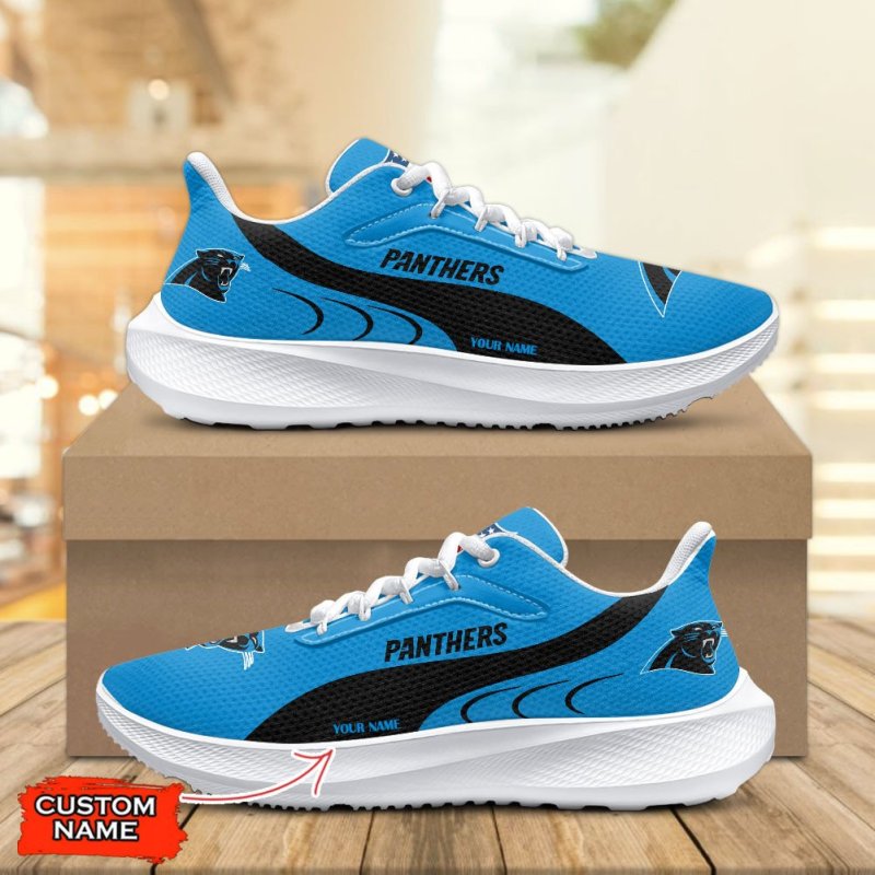 Carolina Panthers Lightweight Patch Decor Running Shoes