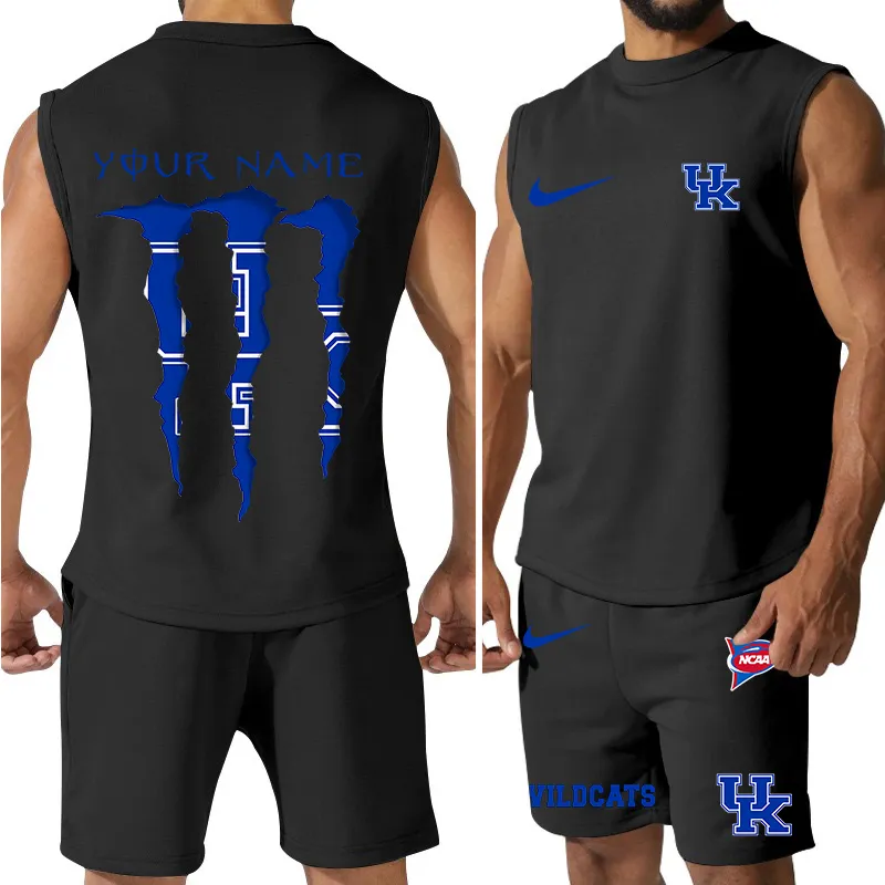 Kentucky Wildcats Jersey Tank Top and Shorts Image 2