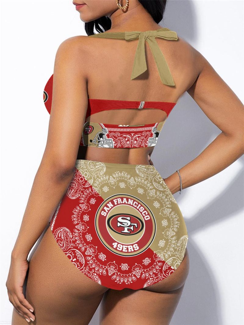 San Francisco 49ers Sexy Print Bikini Swimsuit