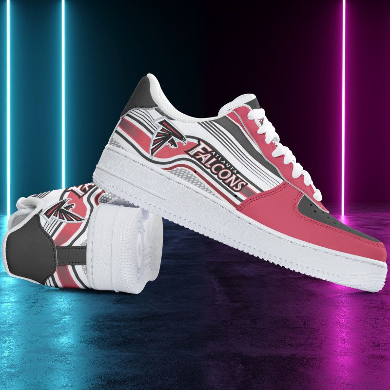 Atlanta Falcons AF1 Shoes Side View