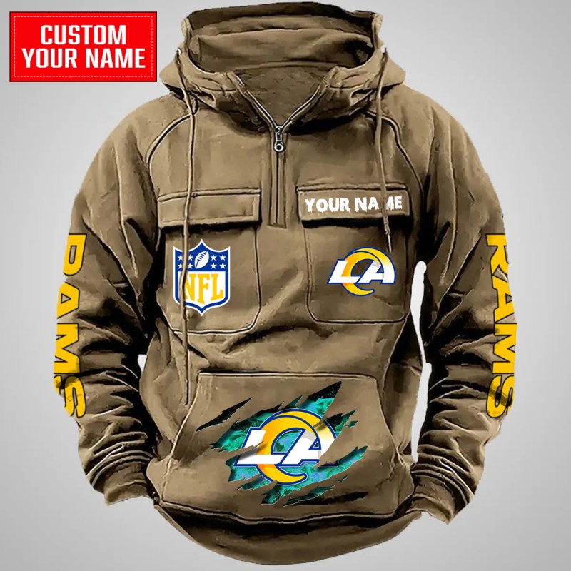 Los Angeles Rams Hoodie in Khaki