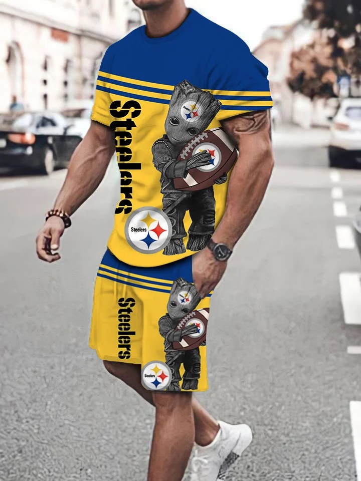 Pittsburgh Steelers T-Shirt and Shorts