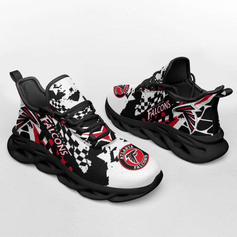 Atlanta Falcons Yezy Running Sneakers Side View