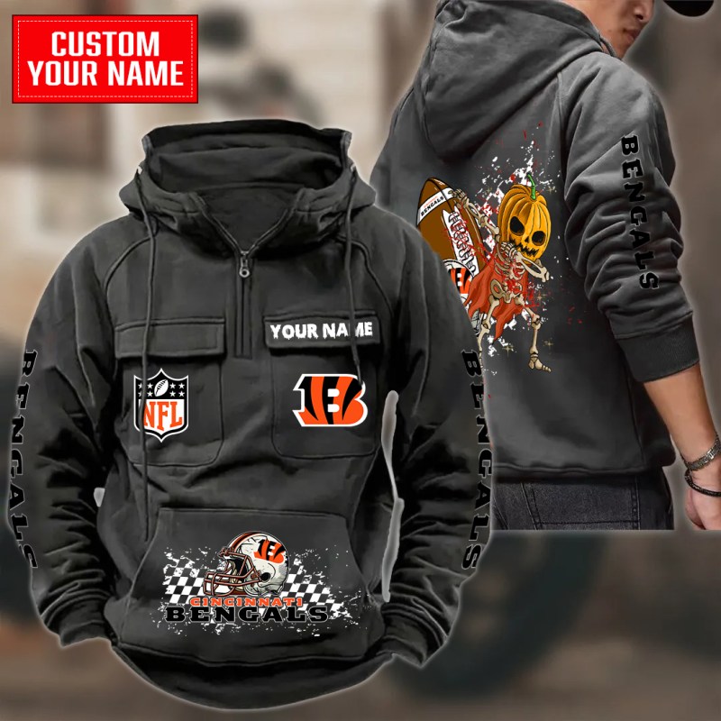 Cincinnati Bengals Black Hoodie