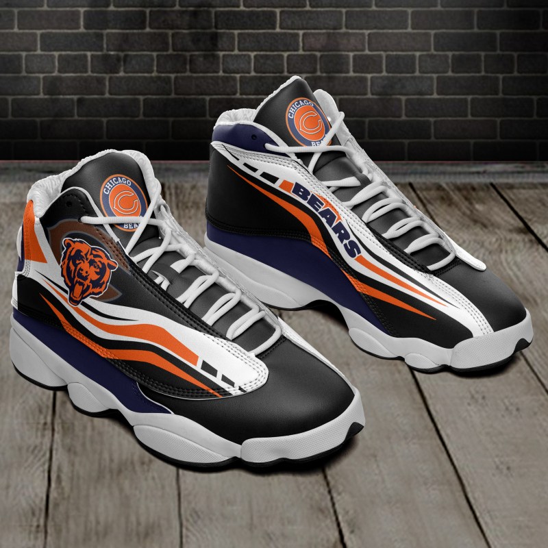 Chicago Bears AJD13 Sneakers Side View