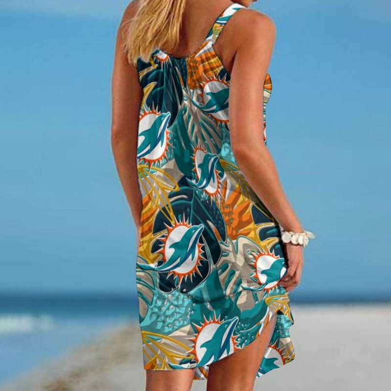 Miami Dolphins Beach Dress Image 2