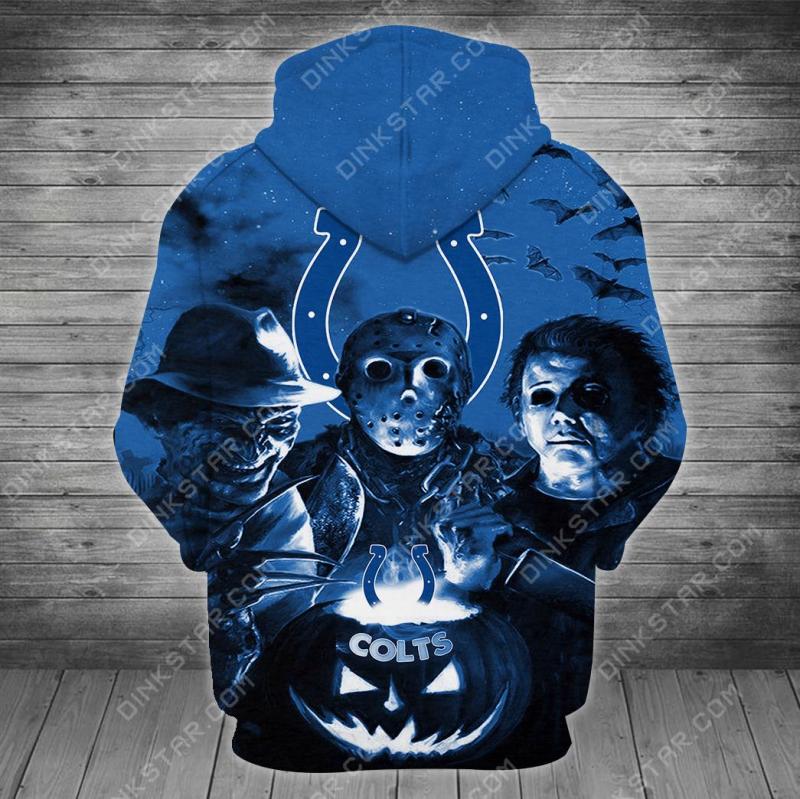 Indianapolis Colts All Over Print Hoodie