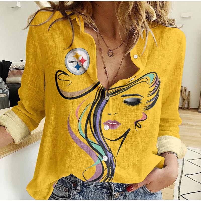 Pittsburgh Steelers Women Shirt Front View