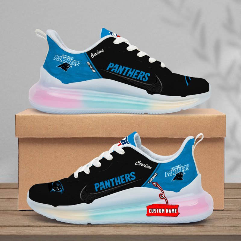 Carolina Panthers Rainbow Cushion Running Shoes Image 2