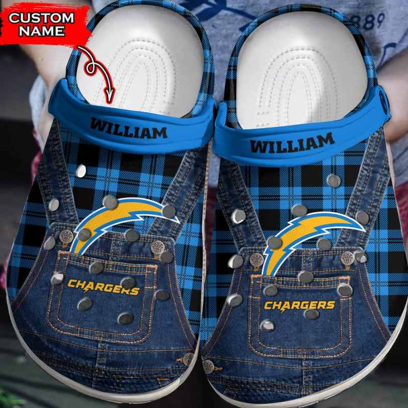 Los Angeles Chargers Personalized Limited Clog