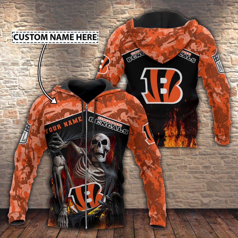 Cincinnati Bengals Personalized Hoodie