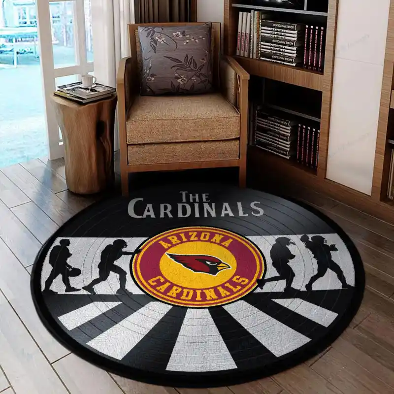 Arizona Cardinals Round Rug 84