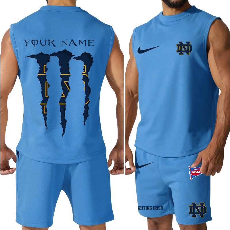 Notre Dame Jersey Tank Top and Shorts Image 3
