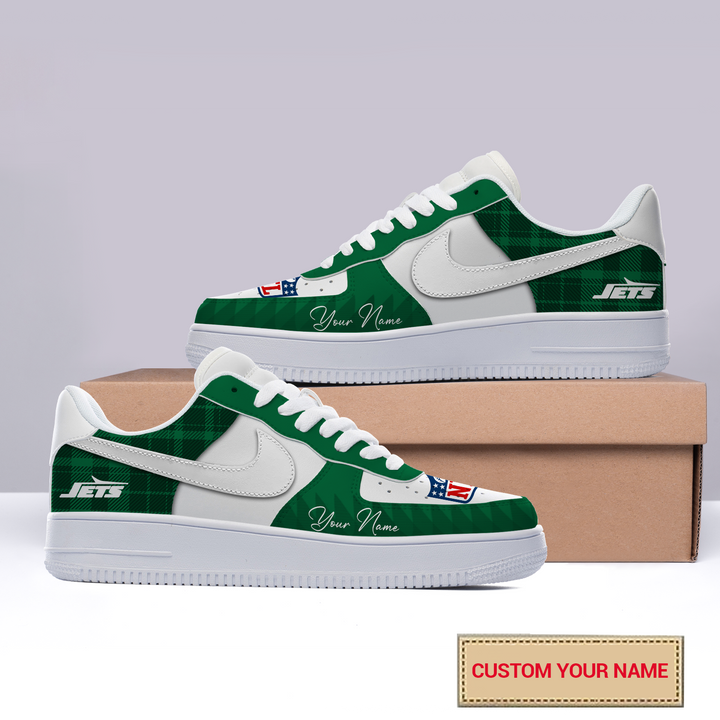 NFL New York Jets 2024 Logo Pattern AF1 Sneaker