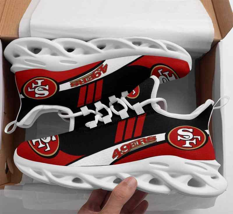 San Francisco 49ers Yezy Running Sneakers Back