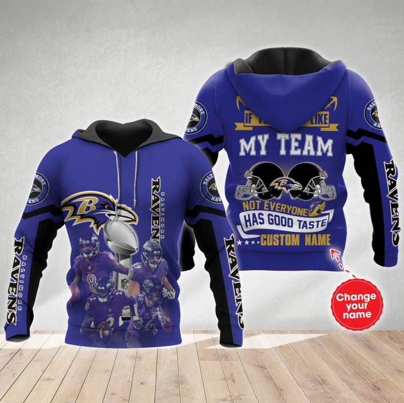 Baltimore Ravens Personalized All Over Printed Ugly Christmas Sweater