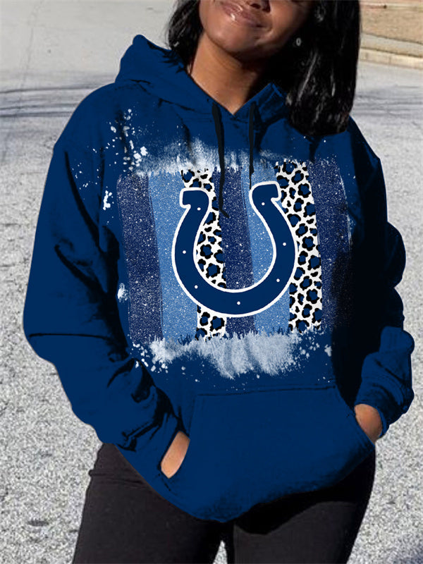 Indianapolis Colts 3D Printed Pocket Pullover Hoodie
