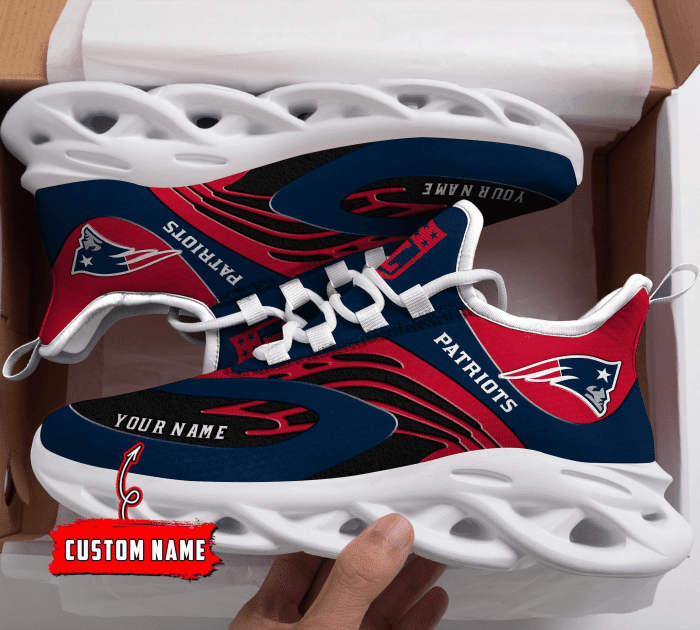 New England Patriots Yezy Running Sneakers