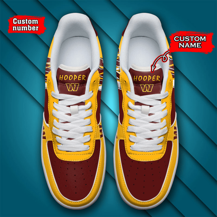 NFL Washington Commanders Sneaker Inside View