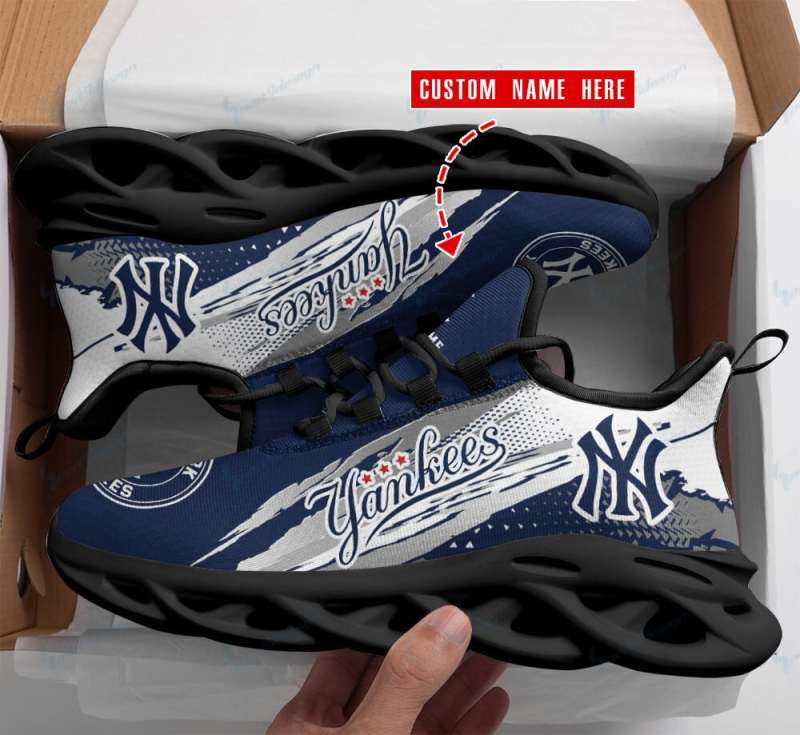 New York Yankees Personalized Yezy Running Sneakers