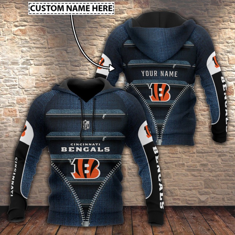 Cincinnati Bengals Personalized Hoodie