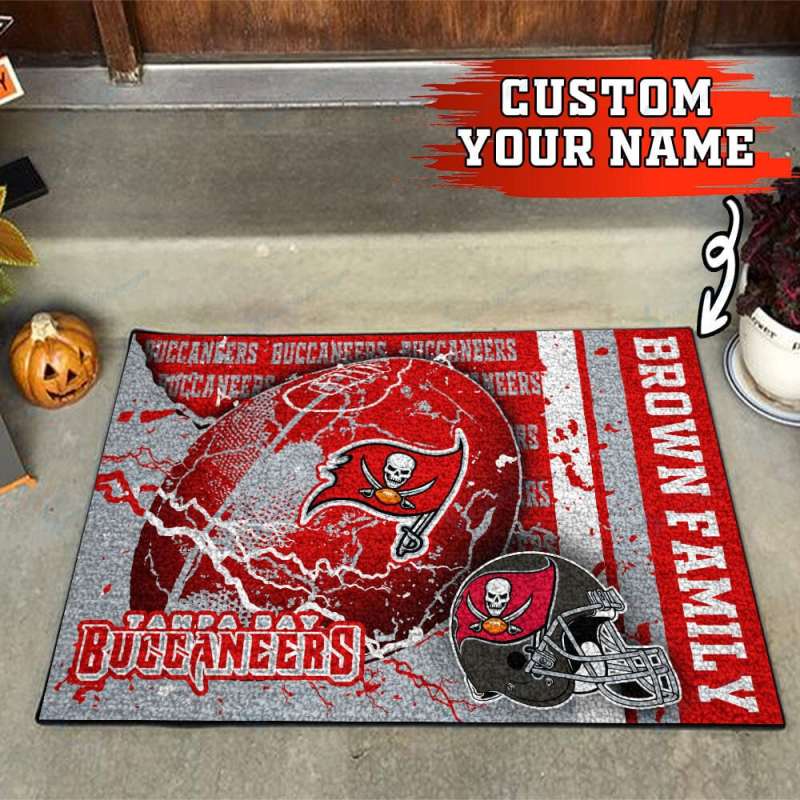 Tampa Bay Buccaneers Personalized Doormat