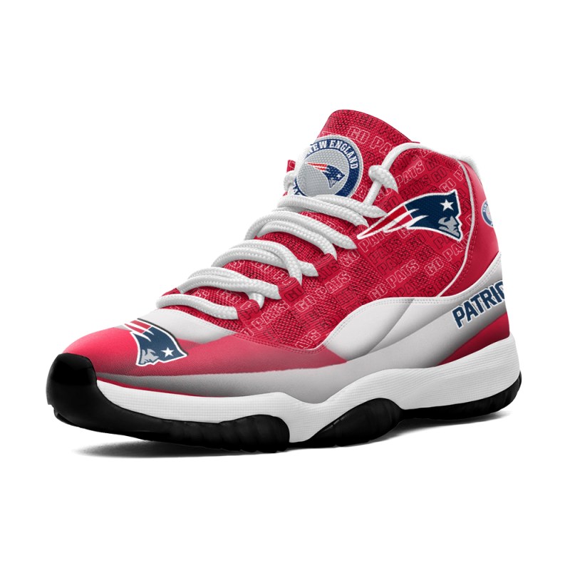 New England Patriots AJD11 Sneakers - Side View