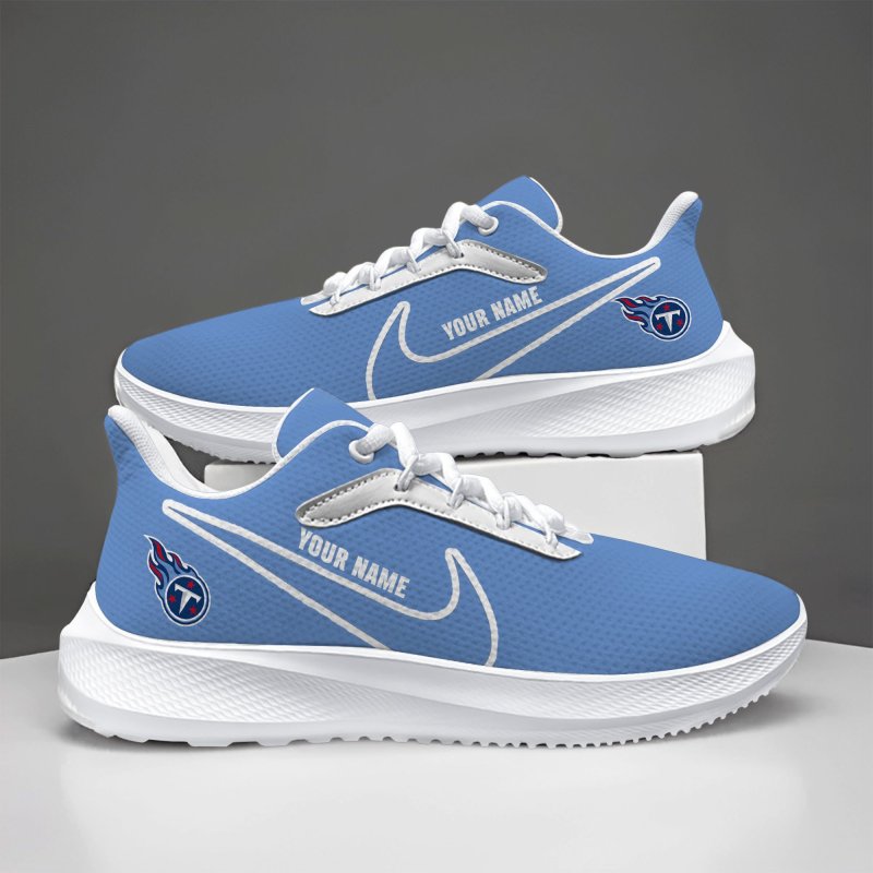 Tennessee Titans Lightweight Patch Decor Running Shoes Image 1