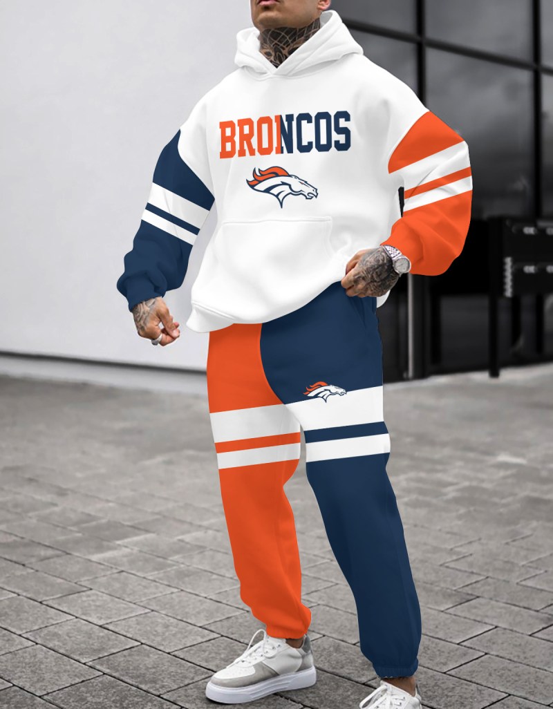 Denver Broncos Hoodie and Sweatpants