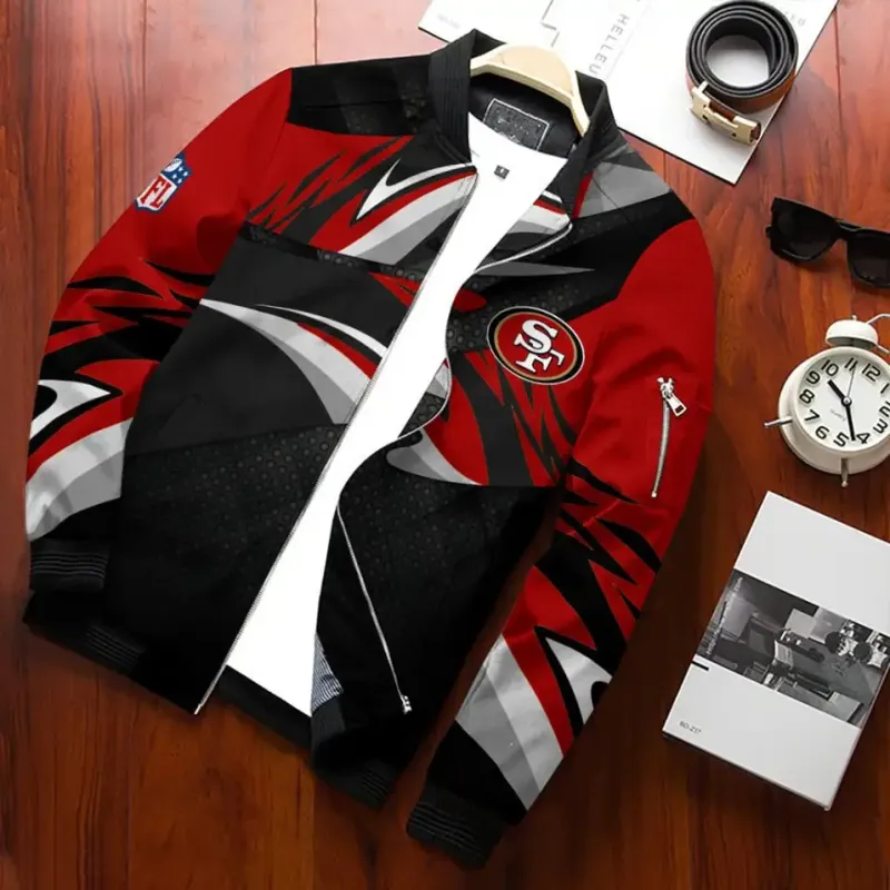 San Francisco 49ers Bomber Jacket Details