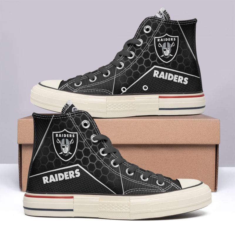 Vegas Raiders High Top Shoes