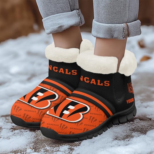Cincinnati Bengals Comfy Winter Snow Boots