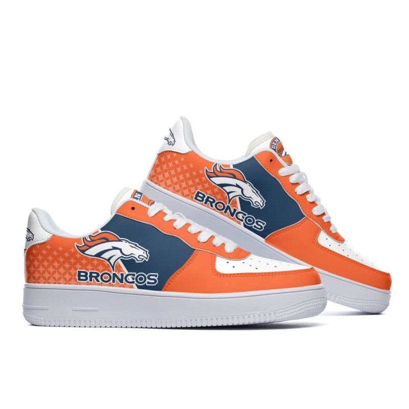 Denver Broncos AF1 Shoes Back View